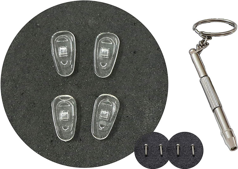 Jackals 2 PAIR NOSEPAD,2 SCREW,1 SCREWDRIVER Screw On Nose Pad