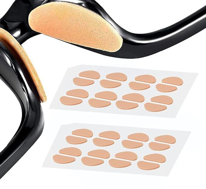 SCHNELLBOX 40 Pairs Anti-Slip Nosepads For Eyeglasses Stick On Nose Pad
