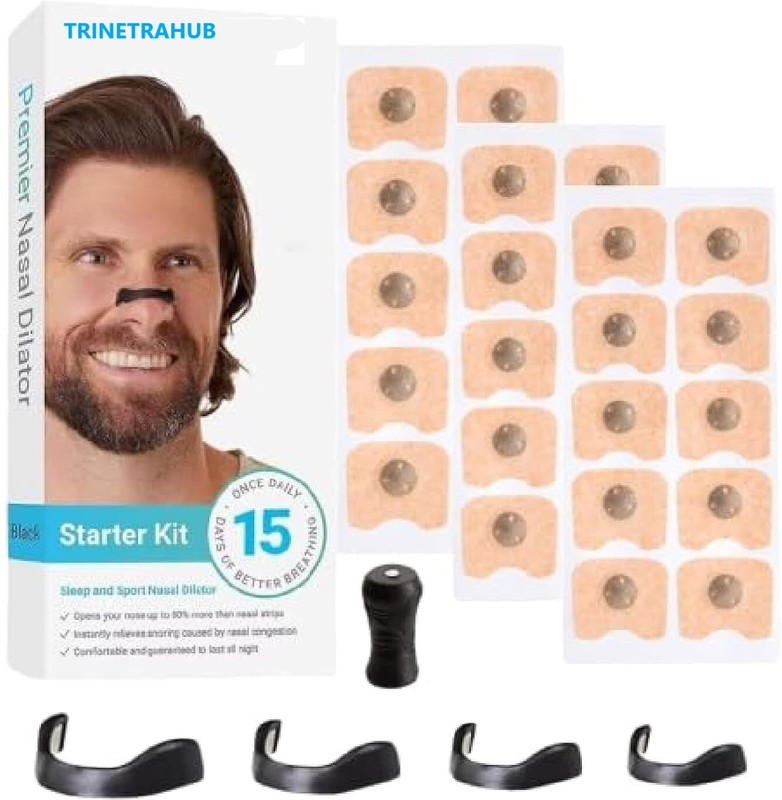 TRINETRAHUB Anti-Snoring Nose Clip (Pack of 15) | Nasal Strips for Breathing Relief A1 Nose Shaper(Pack of 15)