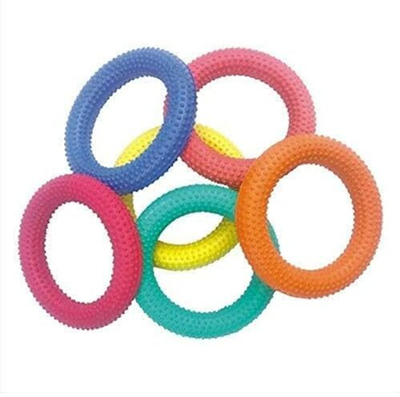 PMW Tennicoit Rings - Pack Of 2-7 Inch Diameter 7 mm Table Tennis Rubber(Multicolor)