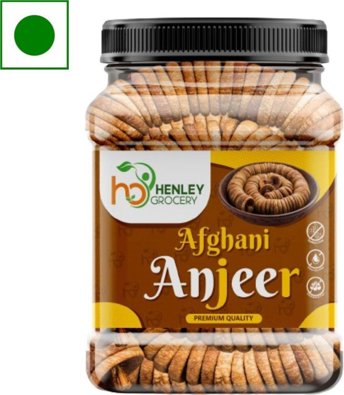 HENLEY Premium Afgani Anjeer - 1kg| Dried Figs | Natural, Fibre & Vitamin Figs Figs(1 x 1 kg)