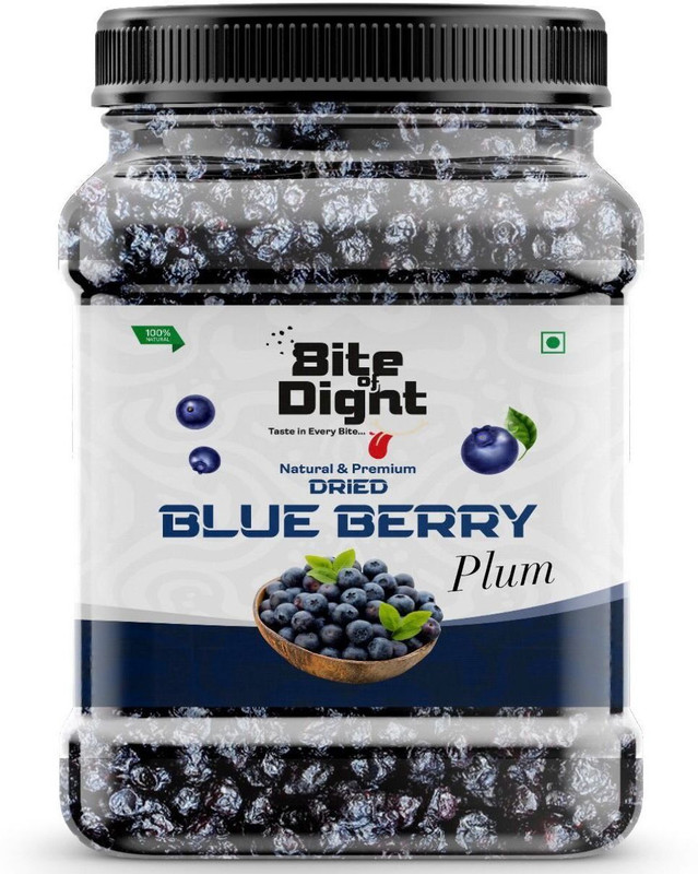 Bite Of Dight Natural & Premium Bule Berry | High Protien {500gm} Blueberry(1 x 500 g)