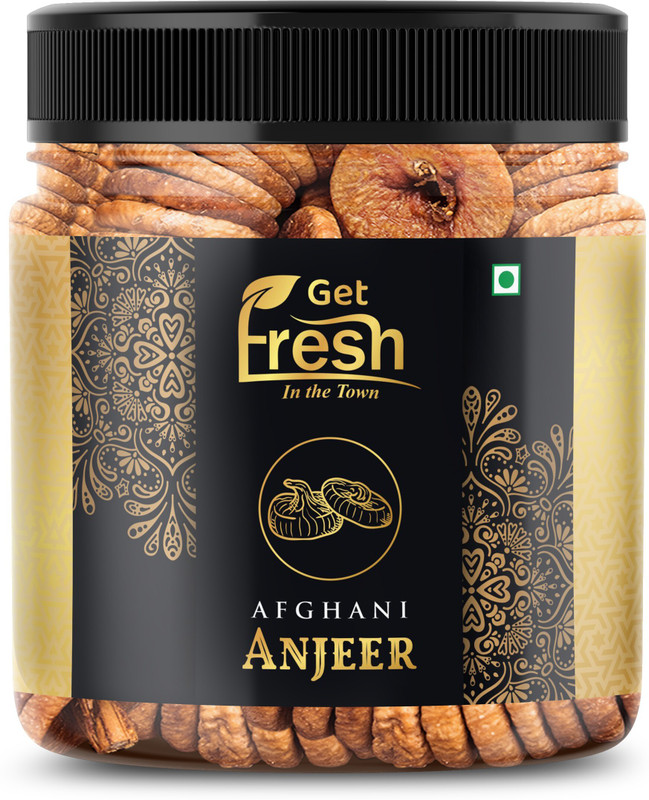 Get Fresh Anjeer Dry Fruits | Dried Figs- 250 gm (Jar Packing) Figs(1 x 250 g)