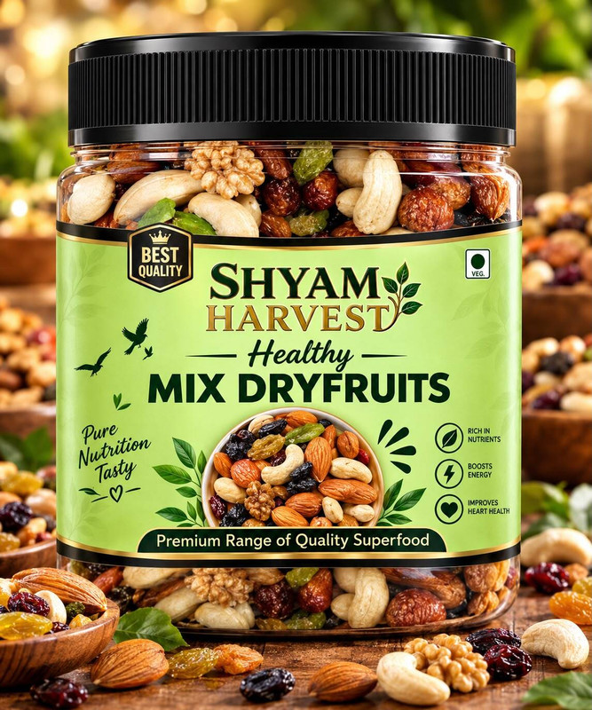 SHYAM HARVEST Mixdry fruits(1 x 500 g)