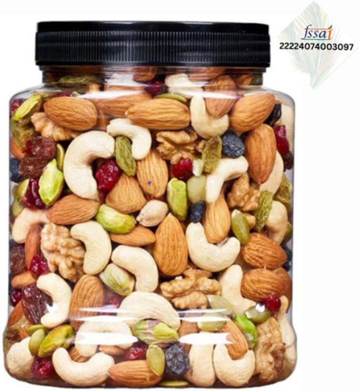 TREAT TREASURE Mixed Dry Fruits 500gm | Dry Fruits Mix | 500gm | Mix Dry Fruits Assorted Fruits & Nuts, Assorted Seeds & Nuts(1 x 500 g)
