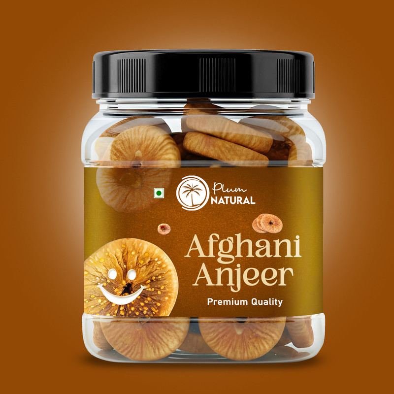 Plum Natural Afghani Anjeer Figs (Dried Figs) Dry Fruits for Body Mass Loss, Immunity Figs, Figs(1 x 1 kg)