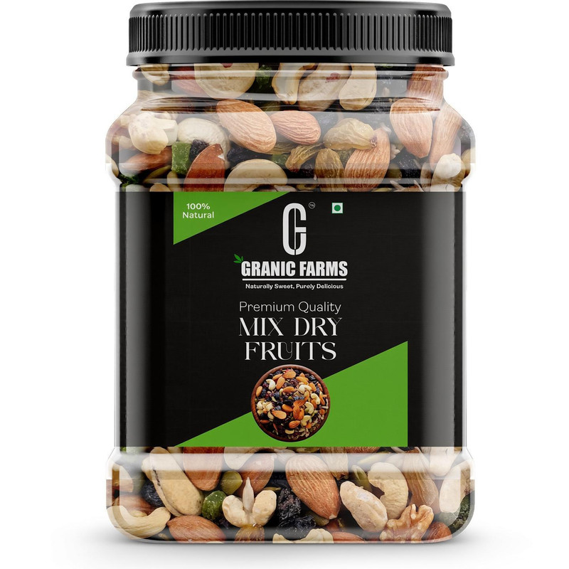 GRANIC FARMS Premium International Healthy Nutmix|Mixed Dry Fruits(1 x 1 kg)