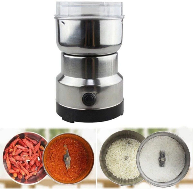 Techgets Mini Portable Electric Grinder for Herbs, Spices, Nuts, Grains, Bean Grinding Nutmeg Grinder