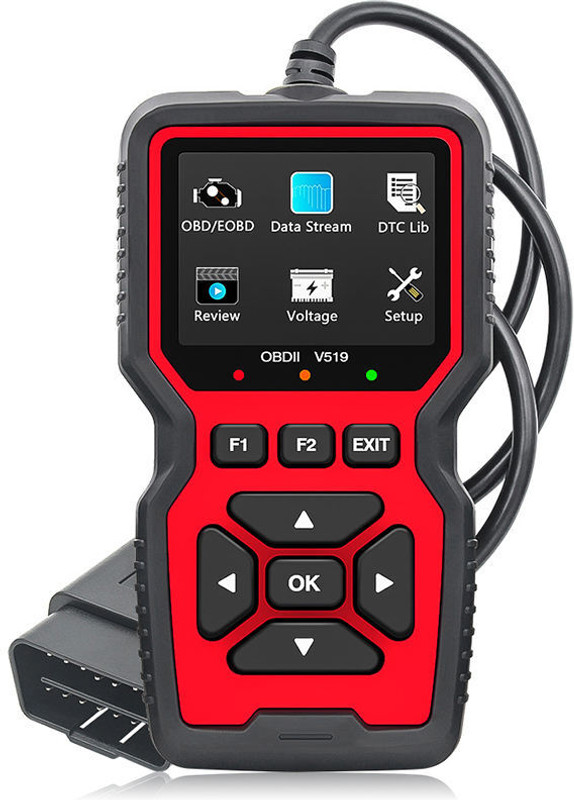 Pai V519 Advanced OBD2 Scanner for Cars | Code Reader & Diagnostic Tool, Live Data OBD Reader