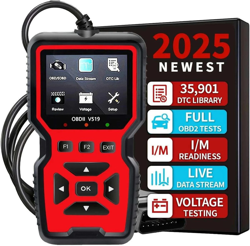 EKRASH V519OBD II Scanner Diagnostic Tool for All BS6- BS7 bike scanner OBD Reader