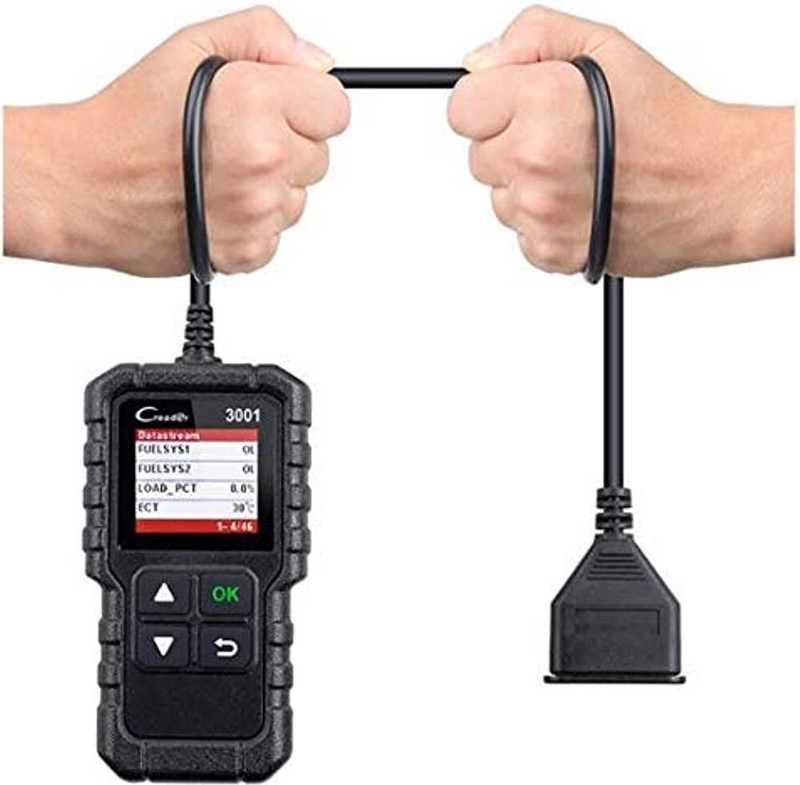 RG All BS6 Bike OBD2 Scanner: CReader 3001 - Diagnostic Tool OBD Reader