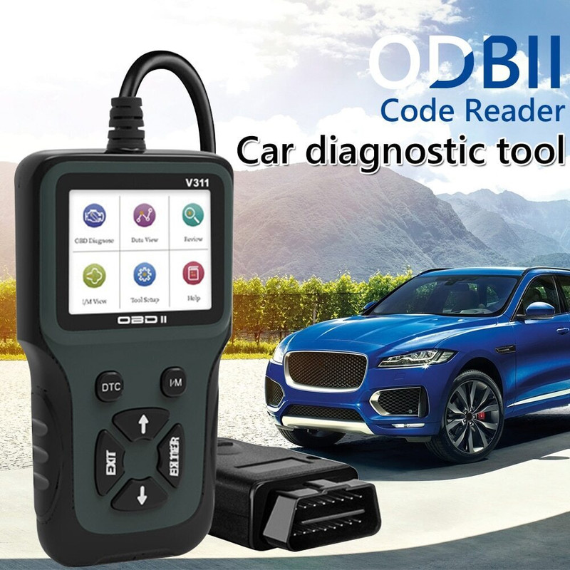 RG V311 OBD 2 II Scanner Handheld Color Scanner OBD Interface