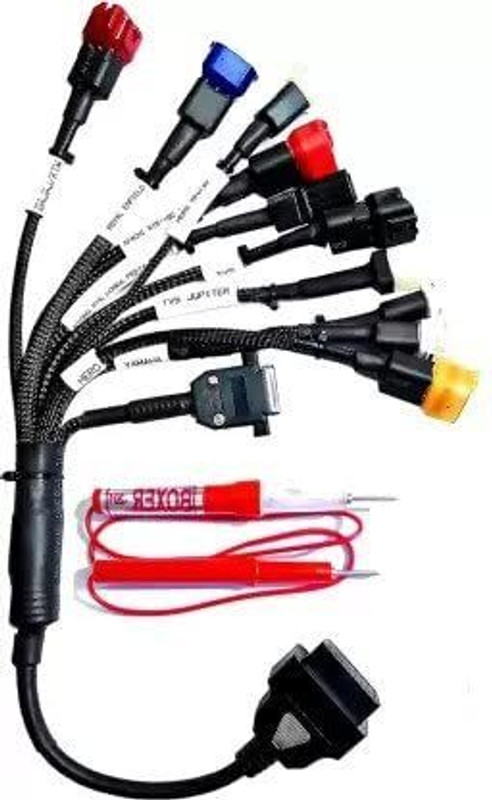 RG All bs6 Bike Compatible Obd Cable (8 connectors) OBD Interface