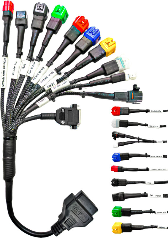 REZONE 11 Cord Universal Cable for All Bikes OBD Interface