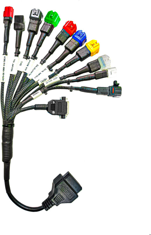 DLKW Bs6 Bike Scanning Cable 11 Coplar OBD Reader