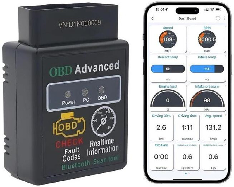Mr fix Auto Car Error Detector OBDII 2 ELM327 Wireless Scan Tool OBD Reader