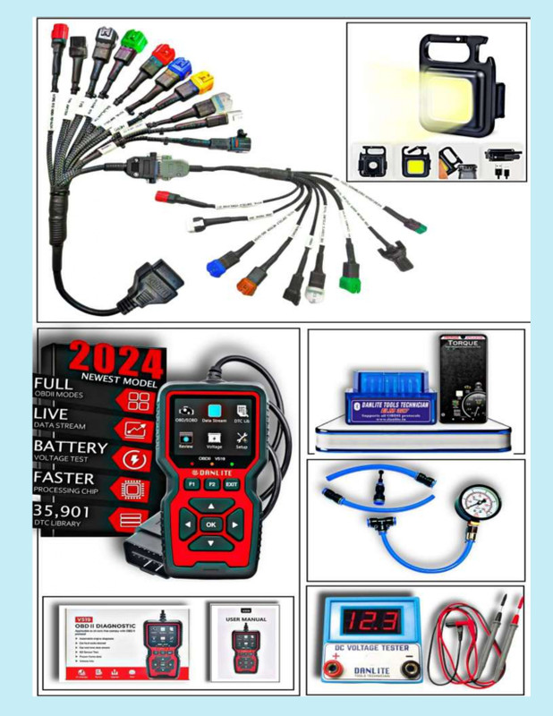 Danlite Alpha Combo OBD Scanner V519 Bs6-Bs7 Bikes OBD Reader