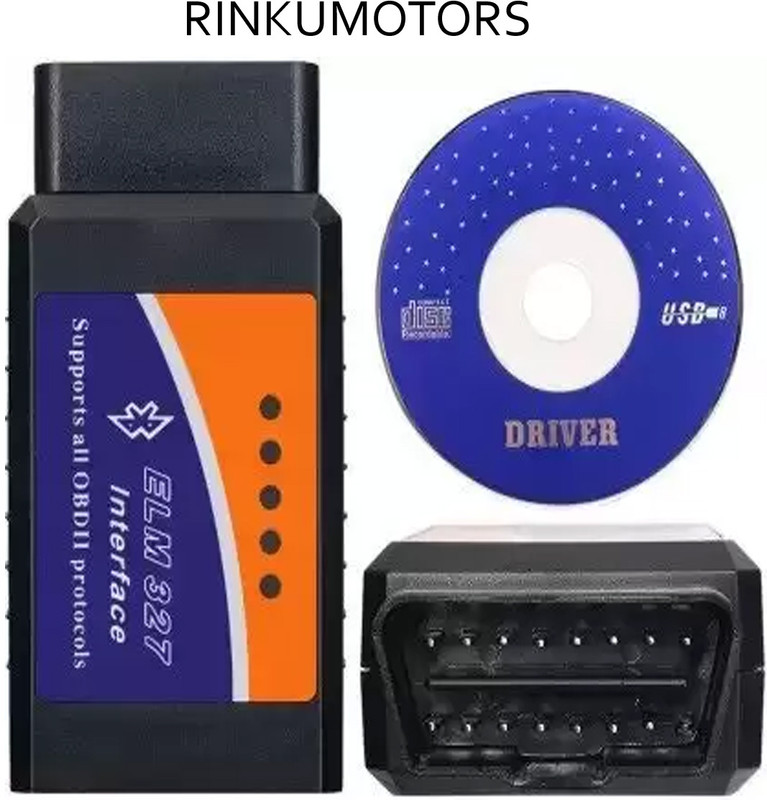 RG Black OBD Reader ELM327 Bluetooth OBD Reader