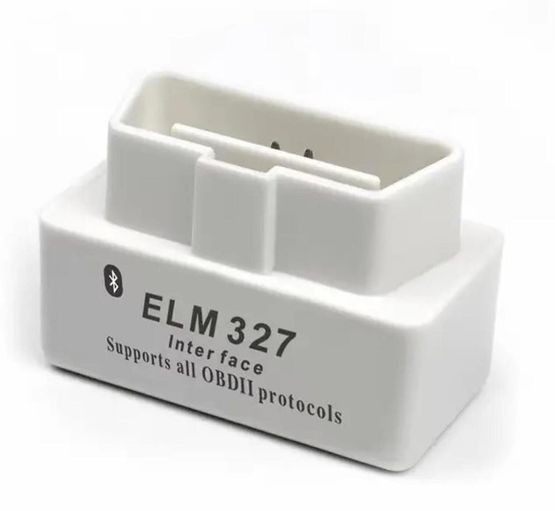 your own shop Plug and Play White OBDII 2 Car Scanner Advanced ELM327 Bluetooth Device OBD Reader