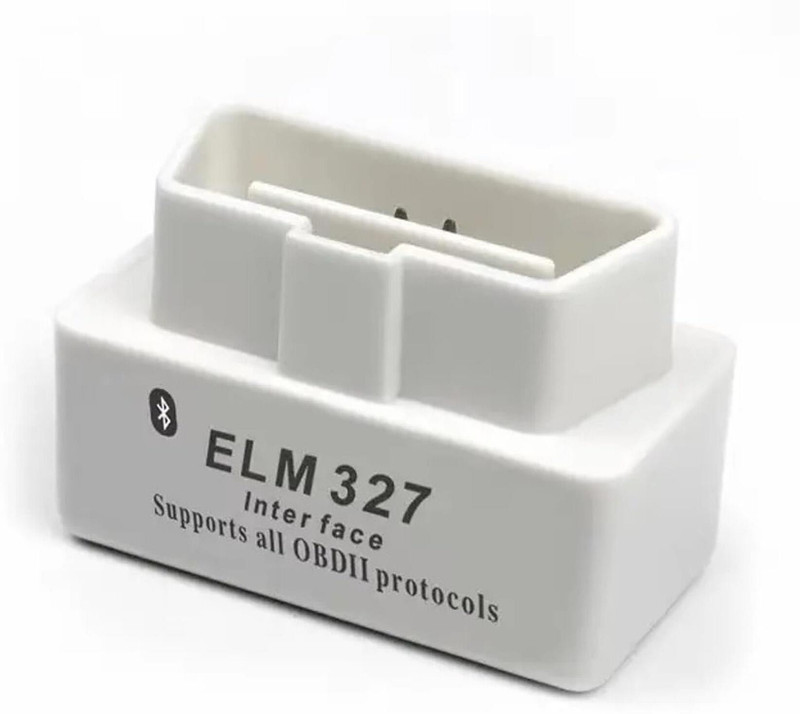 dhruv hub Quick OBDII 2 Auto Diagnostic White Bluetooth ELM327 Car Advanced Scanner OBD Reader