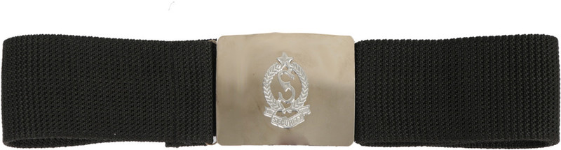 THE NEEDLE MAN Men Casual Black Synthetic Belt