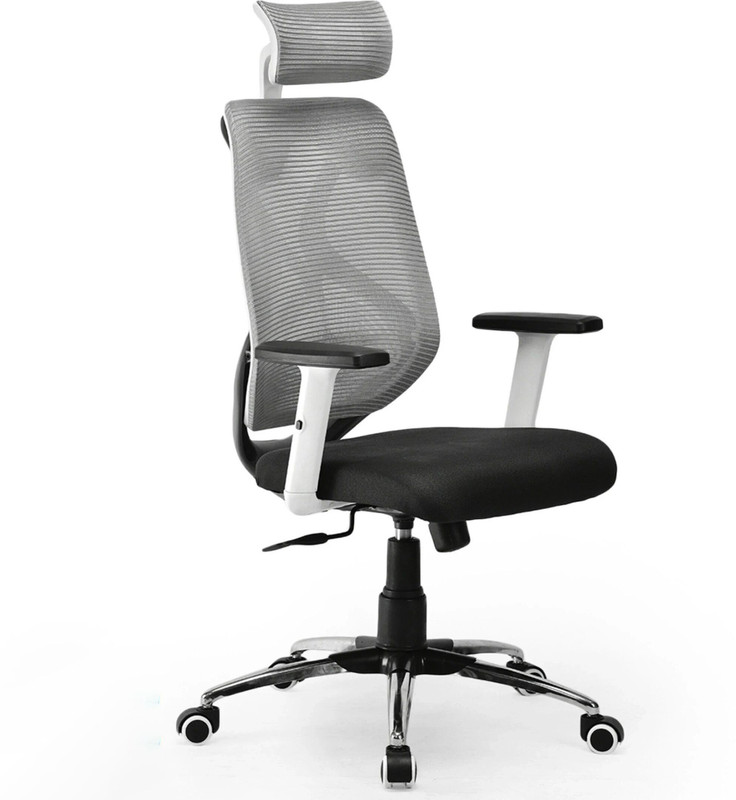 Blue Mesh Executive Office Chair with Optional Installation