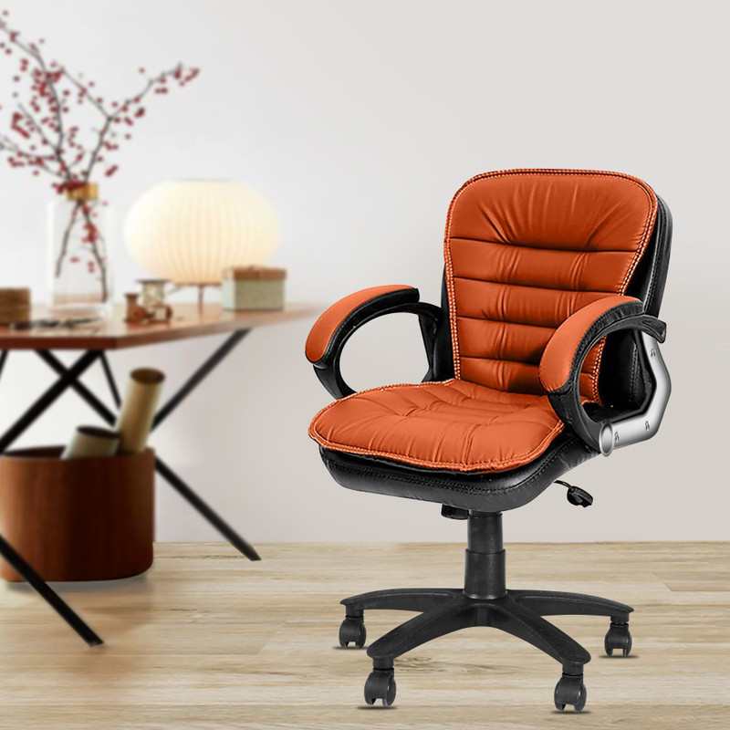 Oakcraft Leatherette Office Executive Chair(Brown, DIY(Do-It-Yourself))