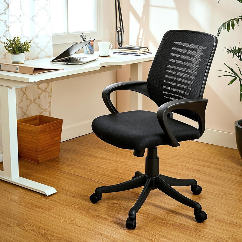 MAESTRO Office Conference Chair Mesh Office Arm Chair(Black, DIY(Do-It-Yourself))
