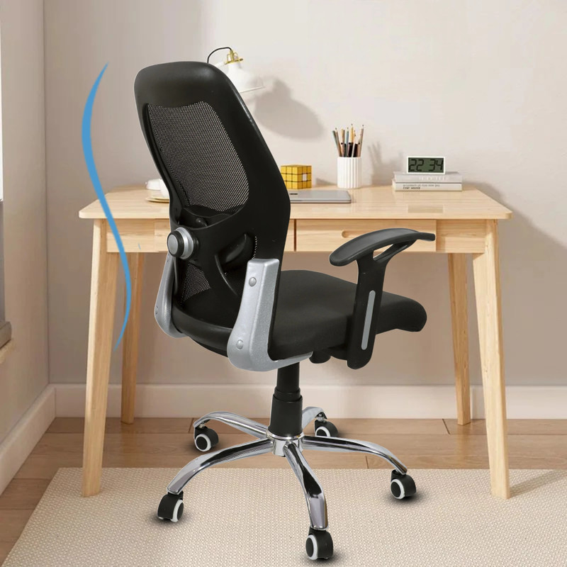 Ergonomic Mesh Office Chair – Black – Optional Installation