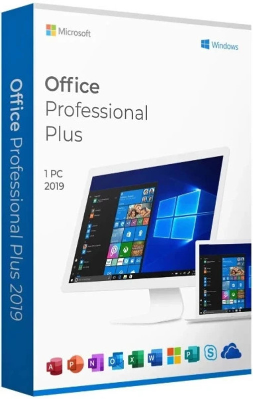 MICROSOFT Office Professional Plus 2019 (1 User/PC ,Lifetime Validity) Product Key