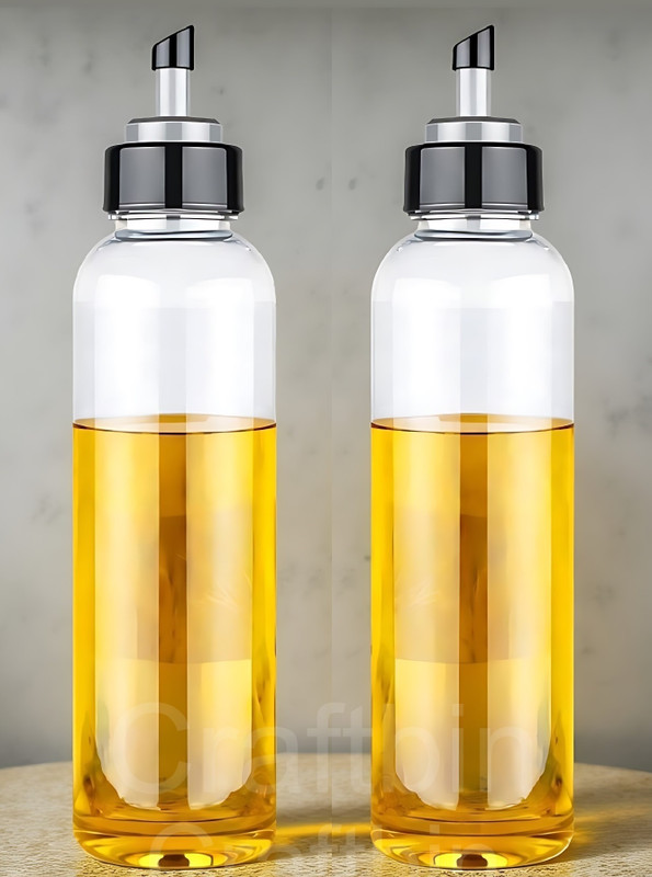 Silvester 1000 ml Cooking Oil Dispenser Set(Pack of 2)