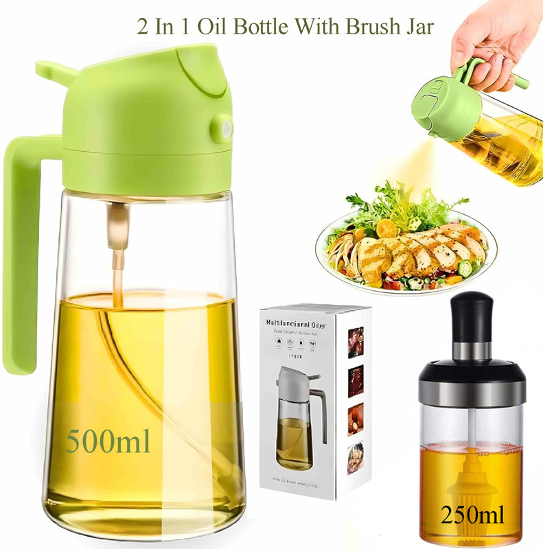 OnisHomes 750 ml Cooking Oil Dispenser Set(Pack of 2)
