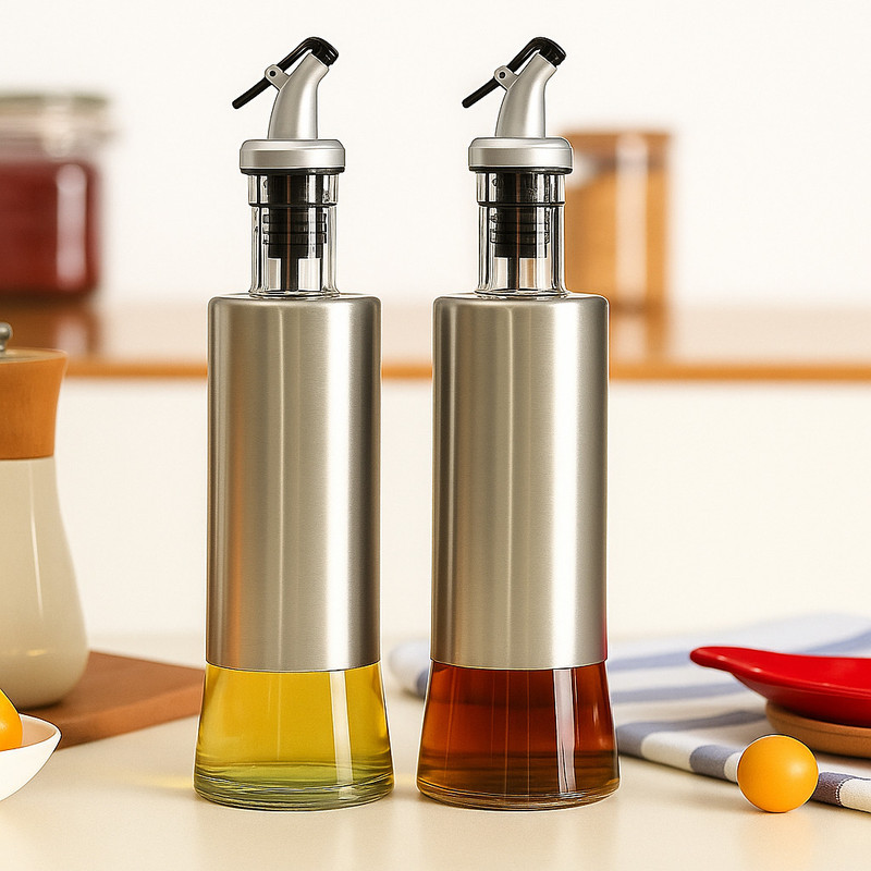 GOLDFINCH 500 ml Cooking Oil Dispenser Set(Pack of 2)