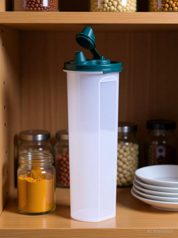 Signoraware 1100 ml Food Grade Plastic Multipurpose Kitchen Bottle Airtight Container Accessory Cooking Oil Dispenser(Pack of 1)