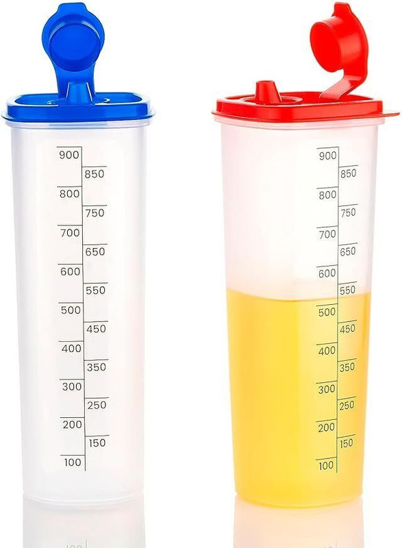Fivean 1800 ml Cooking Oil Dispenser Set(Pack of 2)