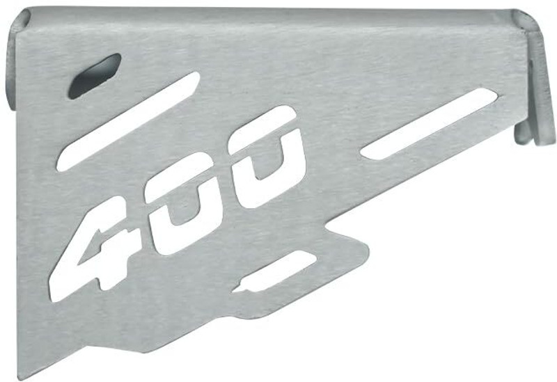 LEGUNDARY Tricorn Front Oil Cap Compatible For Speed 400 Silver (Pack of 1) Oil Filler Cap