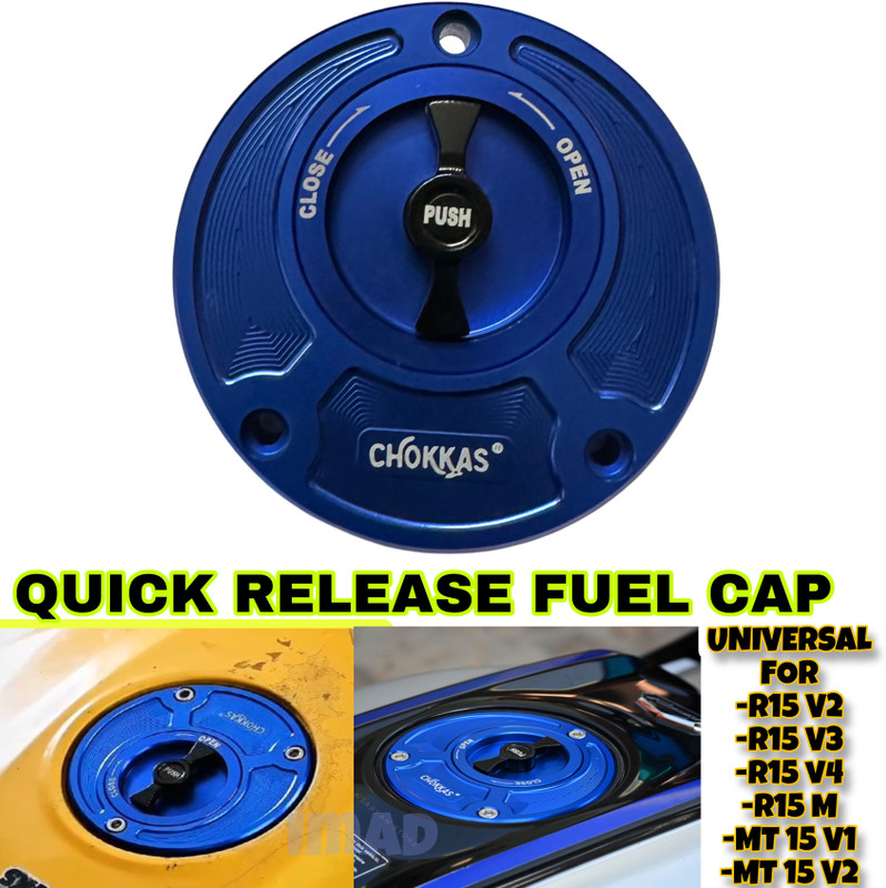 imad FUEL CAP BLUE Oil Filler Cap