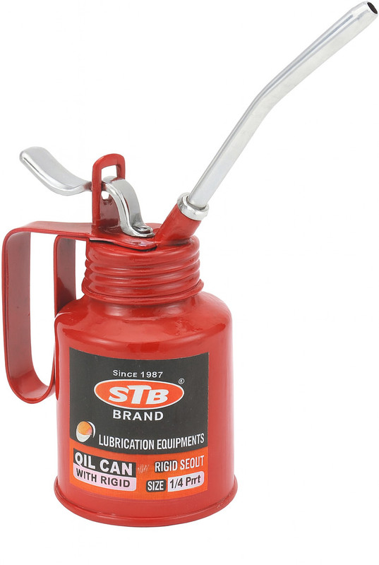 STB Oil Can &Grease Gun Precision Lubrication Tool Full Heavy Rigid Spout 1/4 Manual Dispenser(1.4 ml Pack of 1)