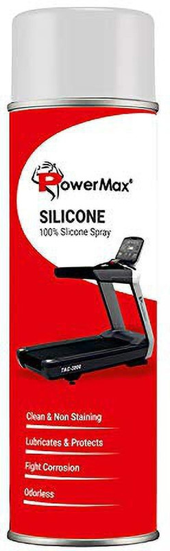 Powermax Fitness Silicone Oil Lubricant Spray for Treadmill (500ml), Use For Equipment Applications Extra Long Control Flow Applicator Easy To Use On All Treadmills Manual Sprayer(0.5 L Pack of 1)