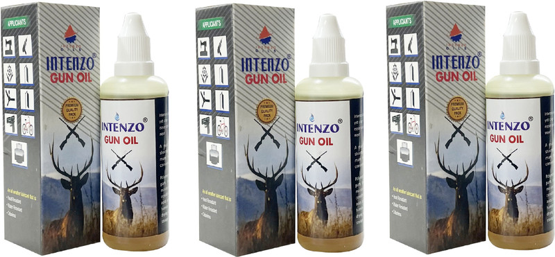 intenzo Special oil lubricant for Gun cleaning pure lubricant Manual Pump(60 g Pack of 3)