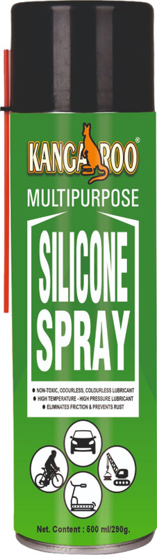 KANGAROO Multipurpose Silicone Lubricant Spray, 500ml Manual Sprayer(500 ml Pack of 1)