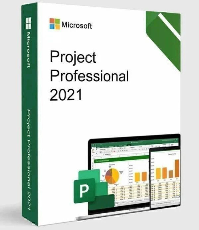 MICROSOFT Project Professional 2021 Updated Lifetime License (32/64 Bit)