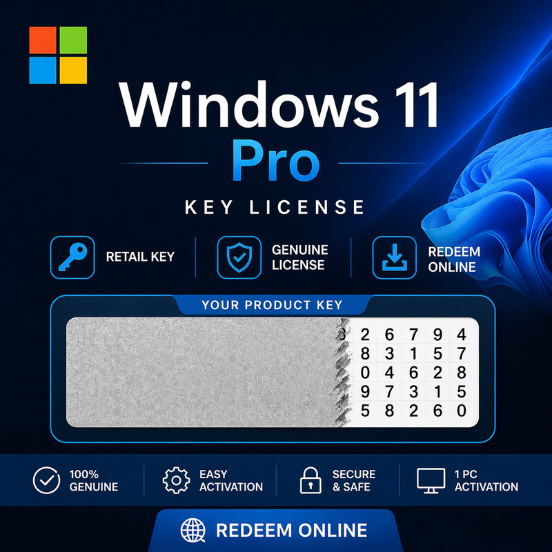 Gamework Windows 11 Pro License – Premium Windows 11 Professional Operating System x32 x64
