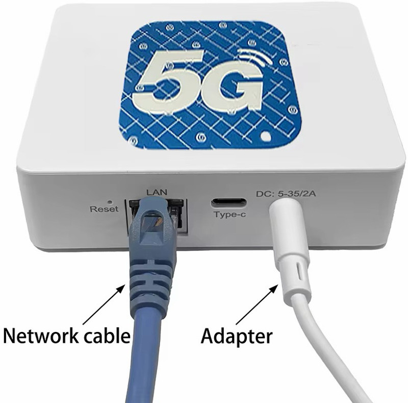 sanz BAILING 5G NR SA/NSA Wi-Fi6 Dual Band 5G SIM WORK Router 5 GHz, 2.4 GHz SA/NSA (All Indian 5G Sim Work Fully Tested Router)