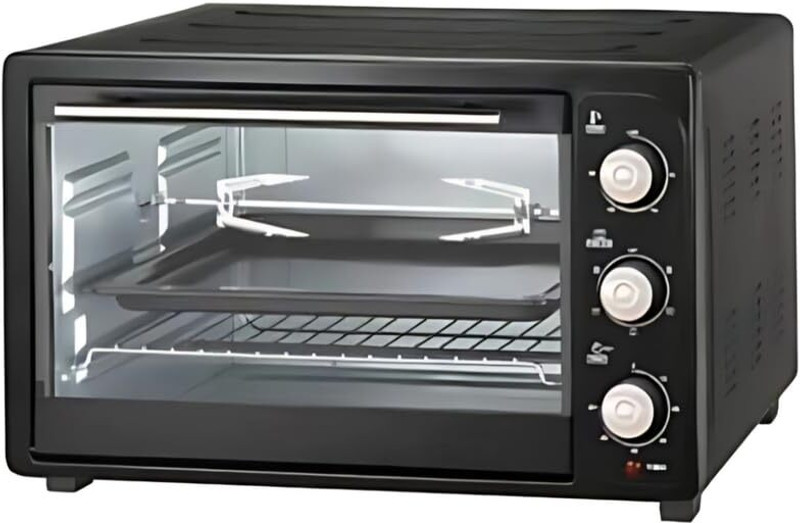 Rhobos 18-Litre 699AID96 Oven Toaster Griller | 18L Capacity | Quick Meals, Efficient Heating(Black)