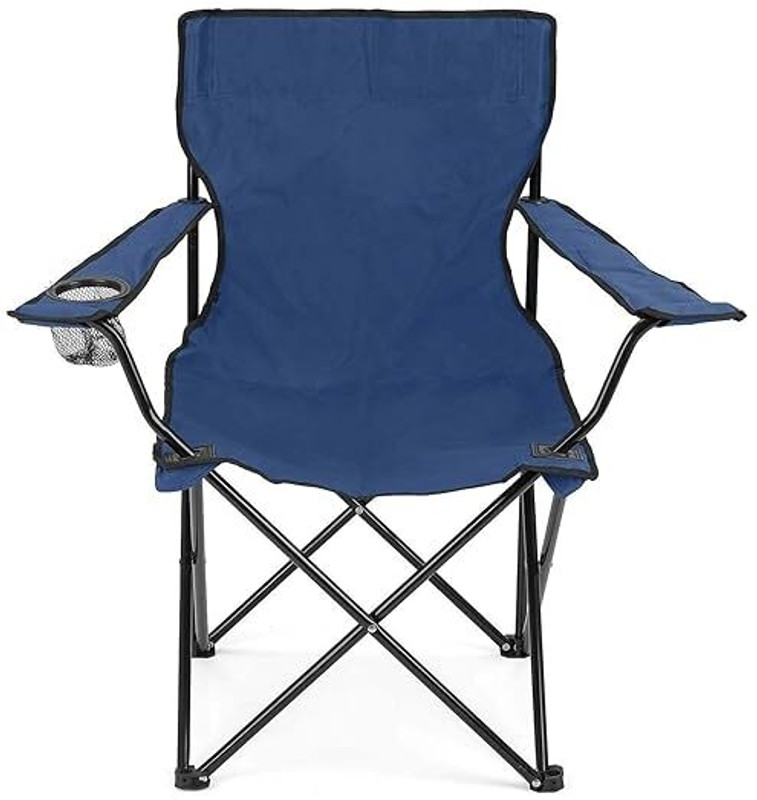 VARSANSE Portable Folding Chair with Arm Rest Cup Holder and Carrying Foldable Steel, Polyester Inversion Chair