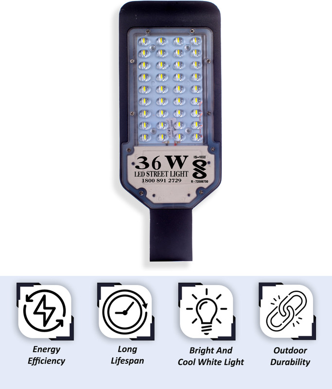 Flipkart SmartBuy 200W BIS Approved PC Body LED Flood Halogen Light With 2 Year Warranty - Pack of 1 Flood Light Outdoor Lamp(White)