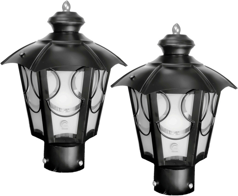 Lyse Decor Gate Lamp, Outdoor Wall Light, Gate Light Outdoor Lamp(Black, White)