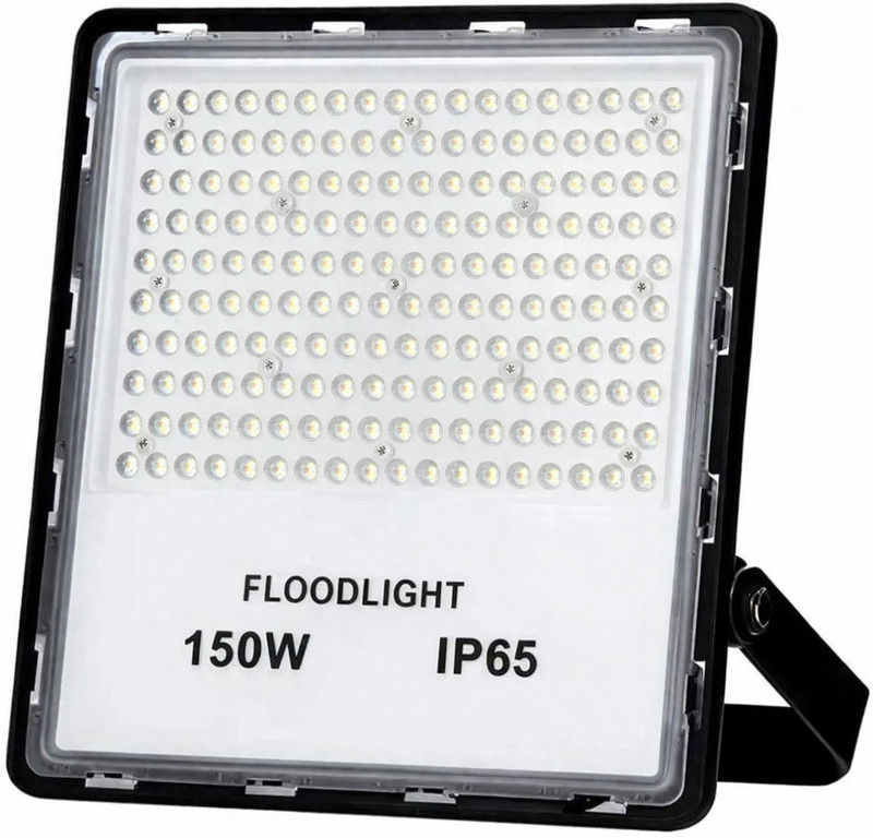 OPM TRADING 150W LED Flood Light IP65 Waterproof Outdoor Security Light Flood Light Outdoor Lamp(Black, White)