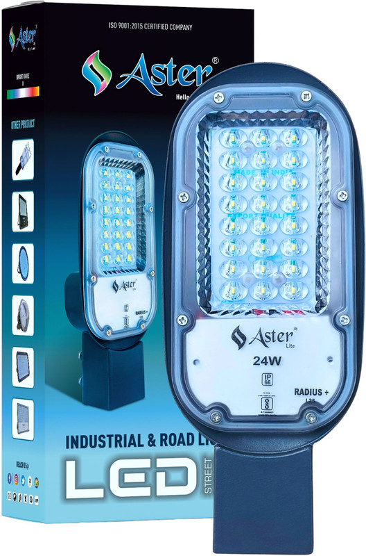 ASTER LITE BIS Approved 50W IP66 Waterproof LED Street Light Outdoor Lamp(Grey)